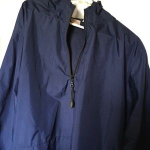 Dark blue women’s windbreaker (large)